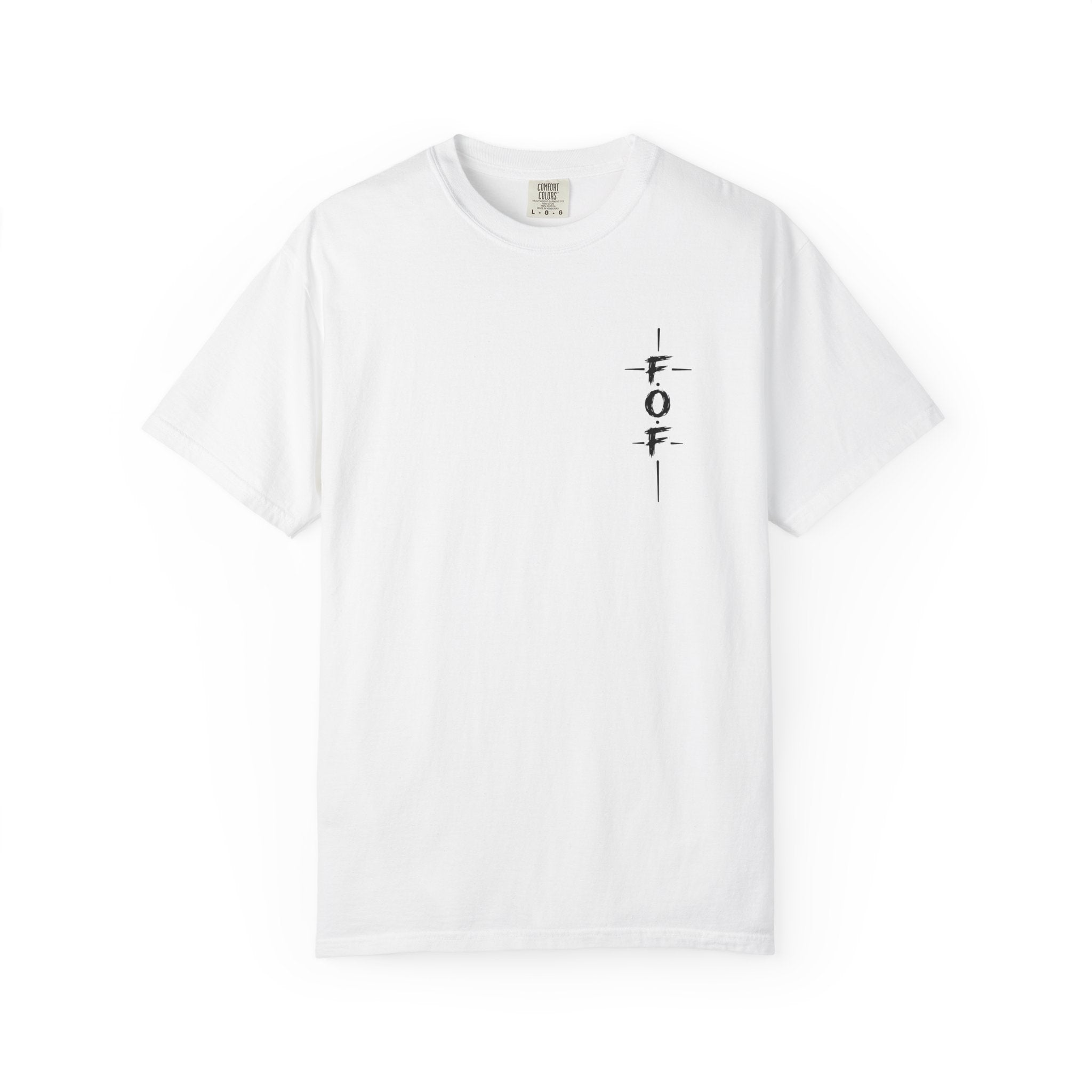 Faith Over Flesh T‑Shirt — Christian Crosses & Crown of Thorns Graphic Tee