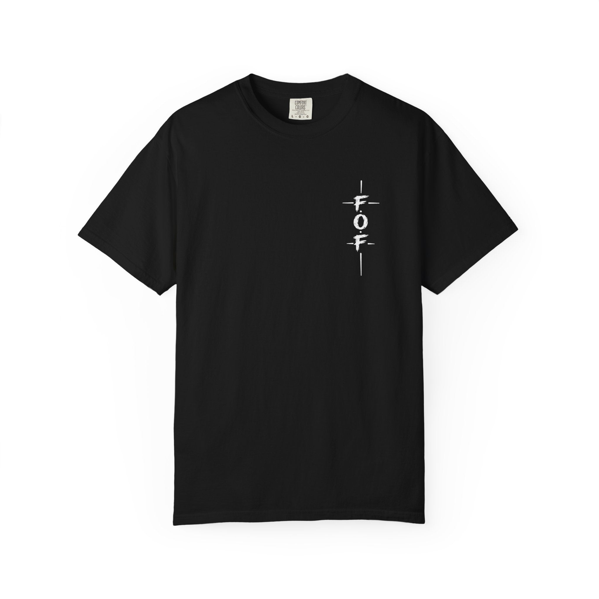 Faith Over Flesh T‑Shirt — Christian Crosses & Crown of Thorns Graphic Tee